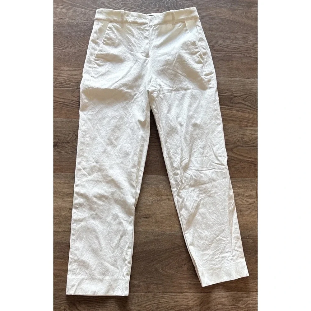 J Crew Kallie Pant Women's Size 4 Crop Chino Stretch‎ Preppy Casual